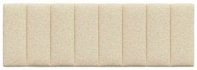 Almofadão de cabeceira 120 cm tecido creme