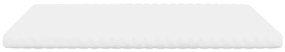 Colchão de espuma 160x210 cm 7 zonas dureza 20 ILD branco