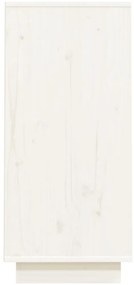 Armário consola 60x34x75 cm pinho maciço branco