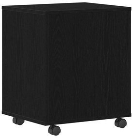 Armário em Rolling vidaXL Carvalho Preto 45x38x54 cm Madeira engenheir