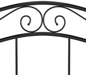 Estrutura de cama 120x200 cm metal preto