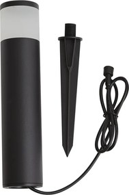 Luminária de baliza moderna para exterior 12V preta incluindo LED IP65 - Voltaire Palo