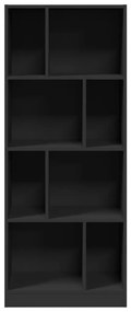 Estante 57x28,5x141 cm derivados de madeira preto