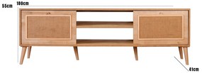 Móvel para TV Jüt – Carvalho – 180x55x41 cm