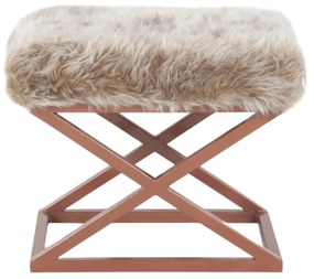 Pouffe Capraz – Copper – 50x42x40 cm