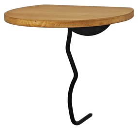 Prateleira de Parede Leo – Preto Carvalho – 35x35 cm