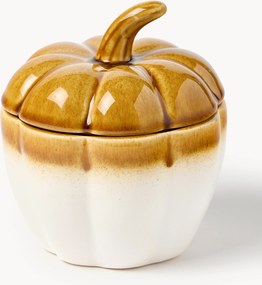 Pote de arrumação em forma de abóbora Moranga, Alt 18 cm