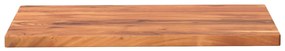 Tampo de mesa retangular 60x50x3,8 cm madeira de acácia maciça