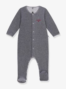 Pijama às riscas, da Petit Bateau riscas marinho