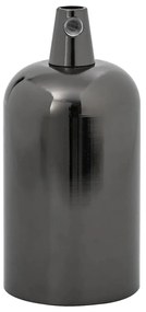 Casquilhos de lâmpadas 2 pcs Preto brilhante E27
