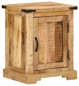 Mesa de cabeceira 40x35x50 cm madeira de mangueira maciça