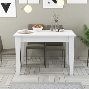 Mesa de Cozinha Kiev – Branco – 110x75x72 cm