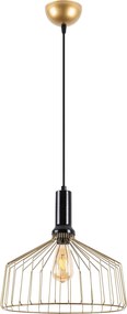 Candeeiro Chandelier Dear – Dourado Brilhante – 34 x 34 x 134 cm