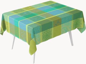 Toalha de mesa jacquard com revestimento acrílico Mille Rainures Atoll