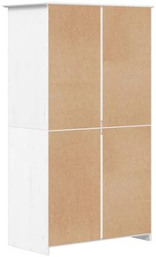 Roupeiro BODO 101x52x176,5 cm madeira de pinho maciça branco