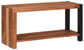 vidaXL Estante Castanho 80 x 30 x 40 cm Madeira Sólida de Acácia