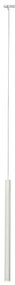 Sistema de iluminação de trilho moderno com 5 luzes pendentes branco 1-fase - Iconic Frini Moderno