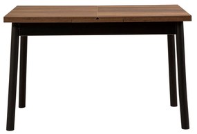 Mesa de Jantar Extensível Oliver – Preto – 120/153 x 77 x 75 cm