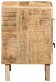 Mesas de cabeceira 2 pcs 40x32x46 cm mangueira áspera maciça