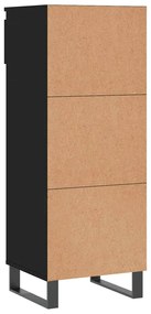Sapateira 40x36x105 cm derivados de madeira preto