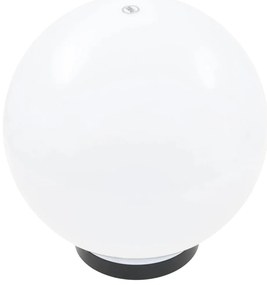 Candeeiro esférico LED 2 pcs 25 cm PMMA