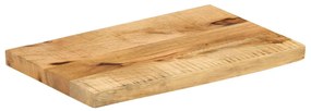 Tampo de mesa c/ borda viva 60x40x3,8cm mangueira áspera maciça