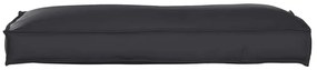 Almofada de Palete para Encosto Preta 120x40x12 cm em Tecido Oxford