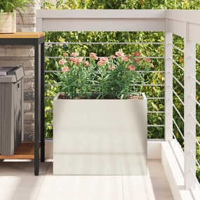 Vaso de Jardim Prateado 50 x 32 x 40 cm Aço galvanizado