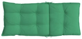 Almofadões p/ cadeira encosto alto 6 pcs tecido oxford verde