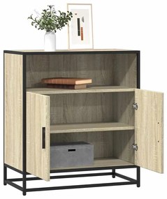 vidaXL Aparador 68x35x76 cm deriv. de madeira carvalho sonoma