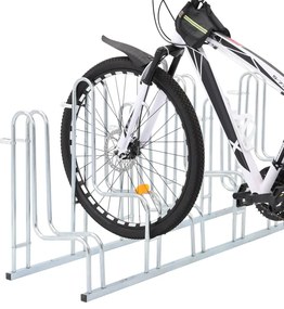 Suporte independente para 6 bicicletas aço galvanizado
