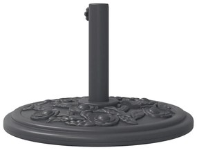 Base de guarda-sol para postes de Ø38/48 mm 12 kg redondo