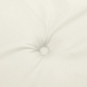 Almofadão p/ banco de jardim 150x50x7 cm mesclado tecido creme