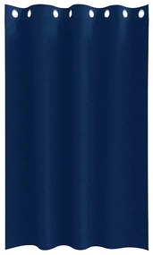 Cortinas com cortinas 2 pcs Azul escuro 175 x 140 cm Poliéster