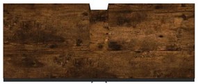 Armário lavatório WC 80x33x60 cm deriv. madeira carvalho fumado