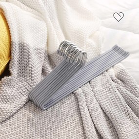 Conjunto 20 Cabides abertos para calças cinzentas