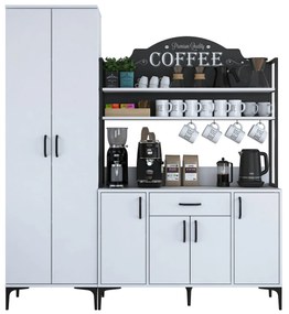 Armário Multiusos JE148 – Branco – 280x198,6x40 cm