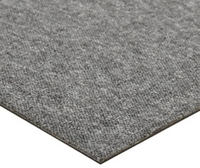 Ladrilhos carpete para pisos 20 pcs 5 m² 50x50 cm cinzento