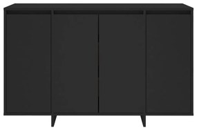 Aparador 120x41x75 cm aglomerado preto