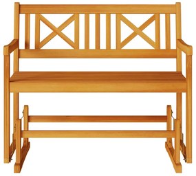 Banco Deslizante de Jardim 110x59x97 cm Madeira Sólida de Acácia