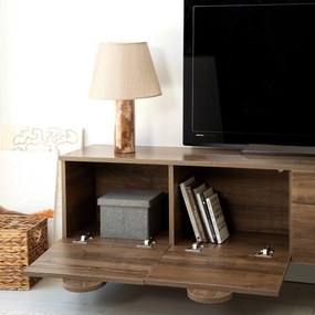 Móvel TV Stand New Line – Nogueira – 180 x 35 x 35 cm