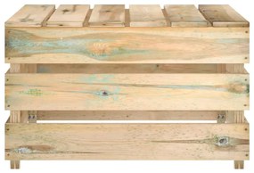 Mesa de paletes para jardim madeira de pinho impregnada