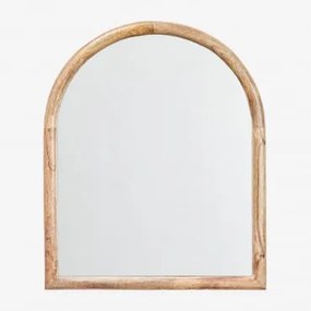 Espelho De Parede Em Madeira De Manga Patmos 40 X 50 Cm - Sklum
