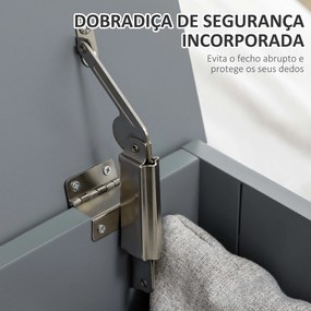 Baú de Armazenamento de Madeira Baú de Arrumação com Dobradiça de Segu