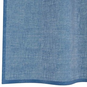 Cortinas de voile com laços 2 pcs azul real 140x175 cm