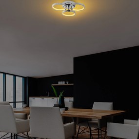 Chandelier Halka – Chrome – 37x9x32 cm