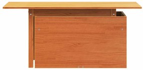Mesa de jardim 100x50x75cm madeira de pinho maciça castanho-mel