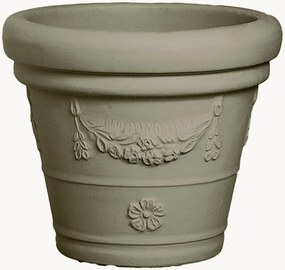 Vaso para exterior Festonato, Alt 45 cm