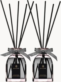 Difusores octogonais em caixa de presente Ash Eucalyptus & Blackcurrant, conjunto de 2