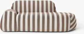 Chaise longue às riscas Wolke (2 lugares)
